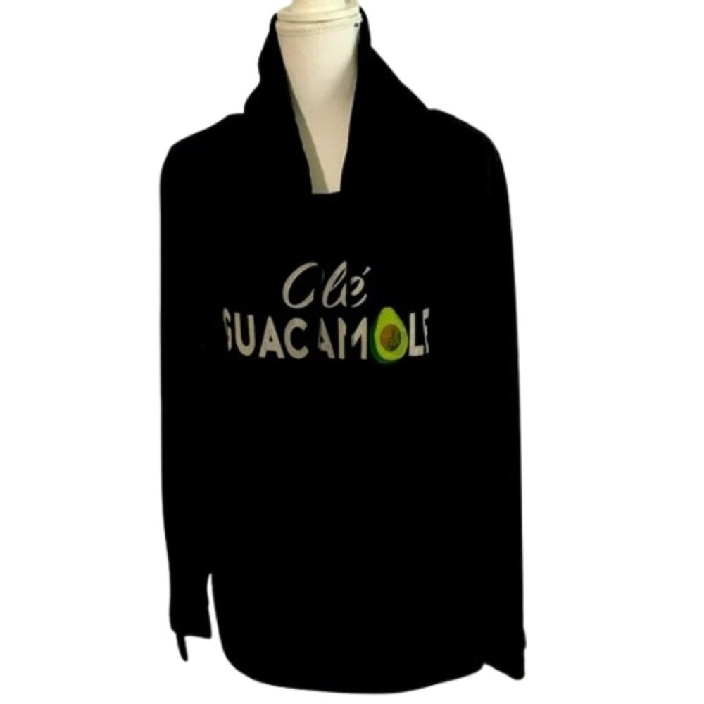 Fifth Sun Women's Cowl Neck Sweater  'Olé Guacamole' Hoodie